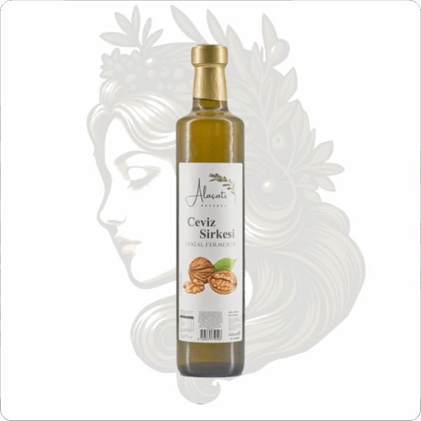 ALAÇATI NATUREL CEVİZ SİRKESİ 500 ML